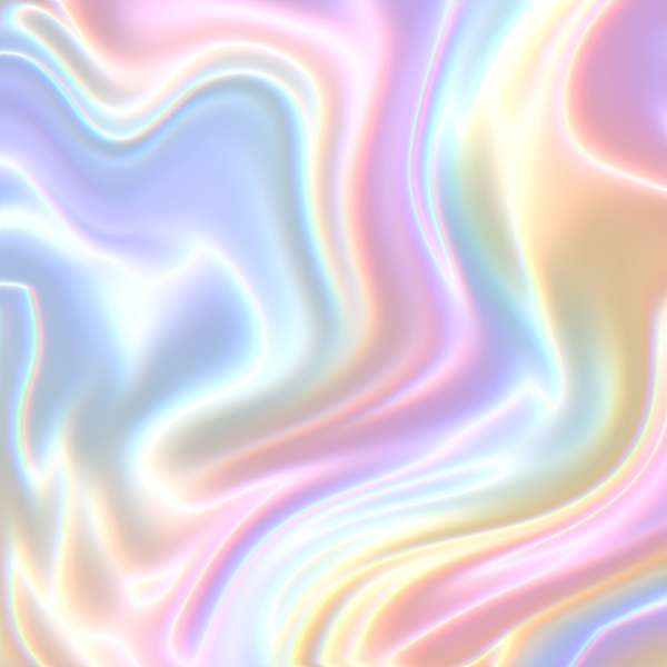 Pastel Rainbow Abstract Iridescent Holographic Silk Background